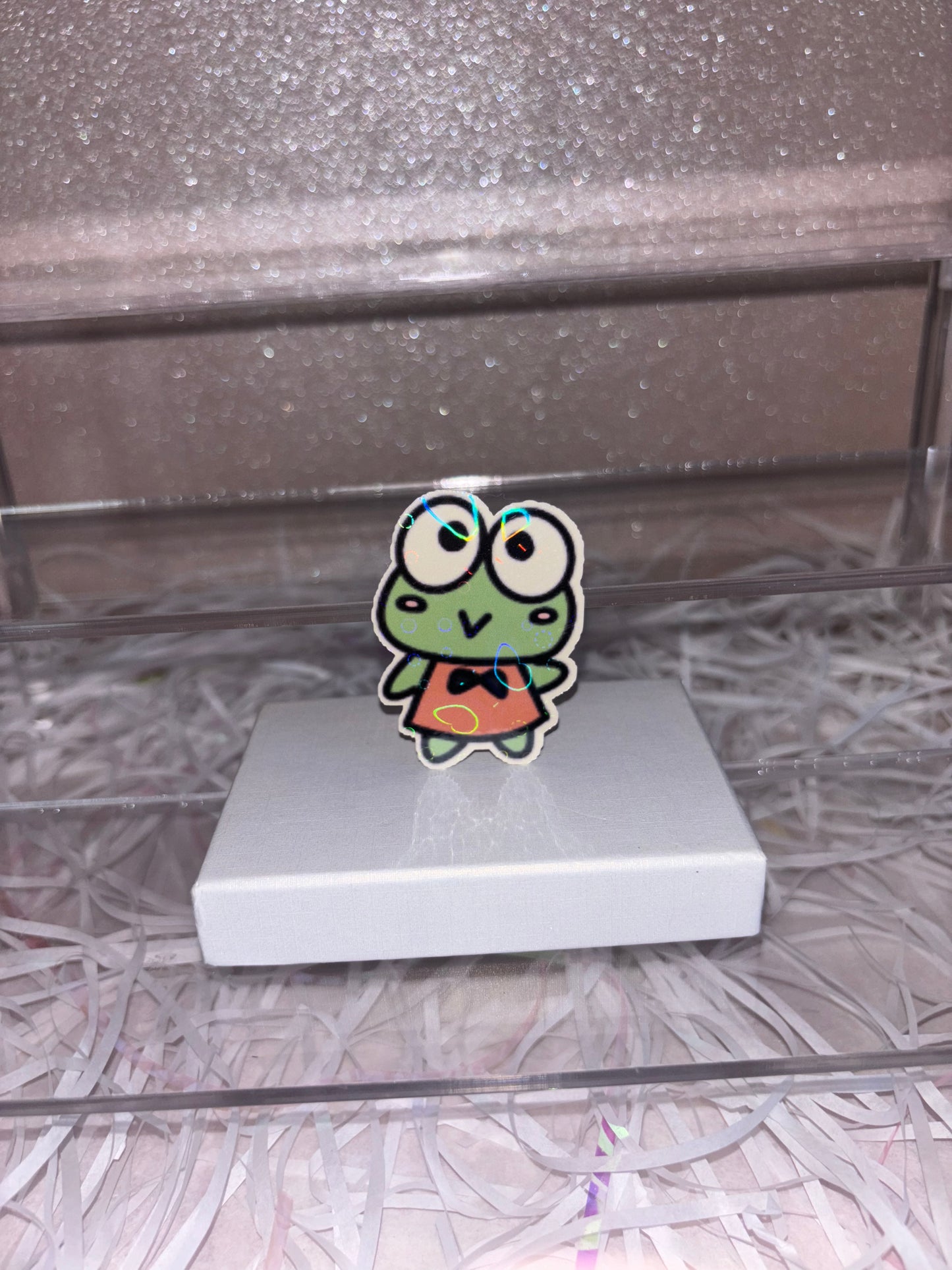 Red Keroppi Sticker