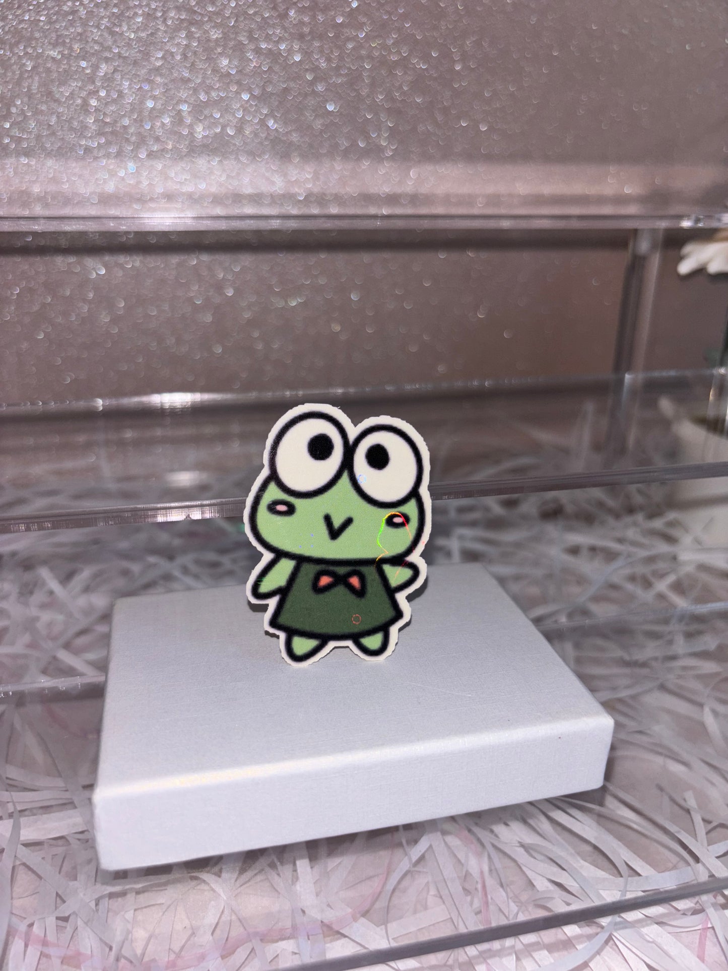 Green Keroppi Sticker