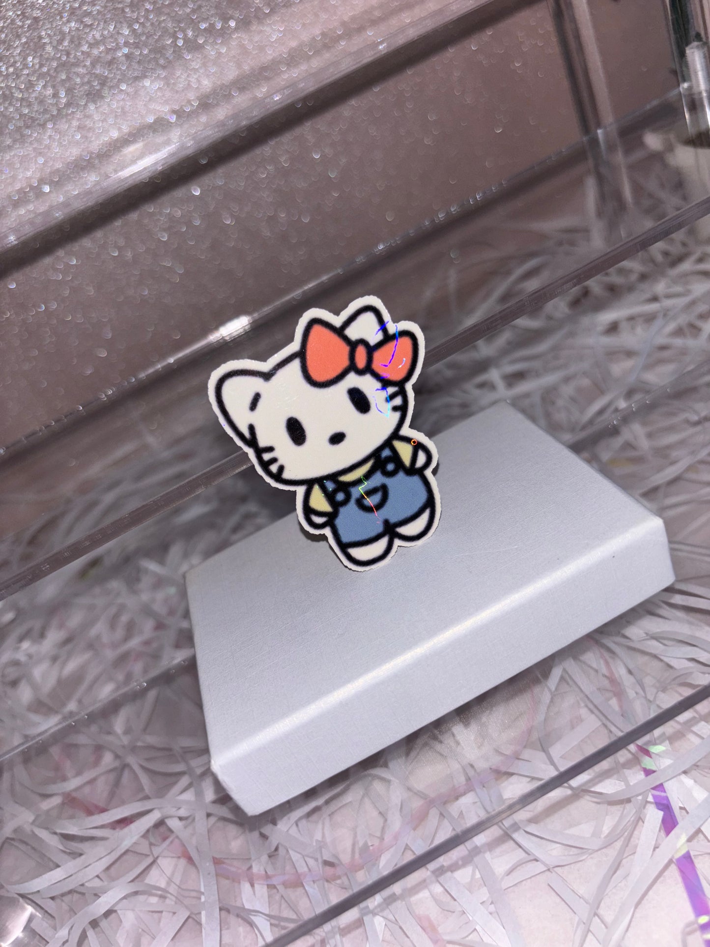 Red Hello Kitty Sticker