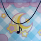 Black Music Note Necklace