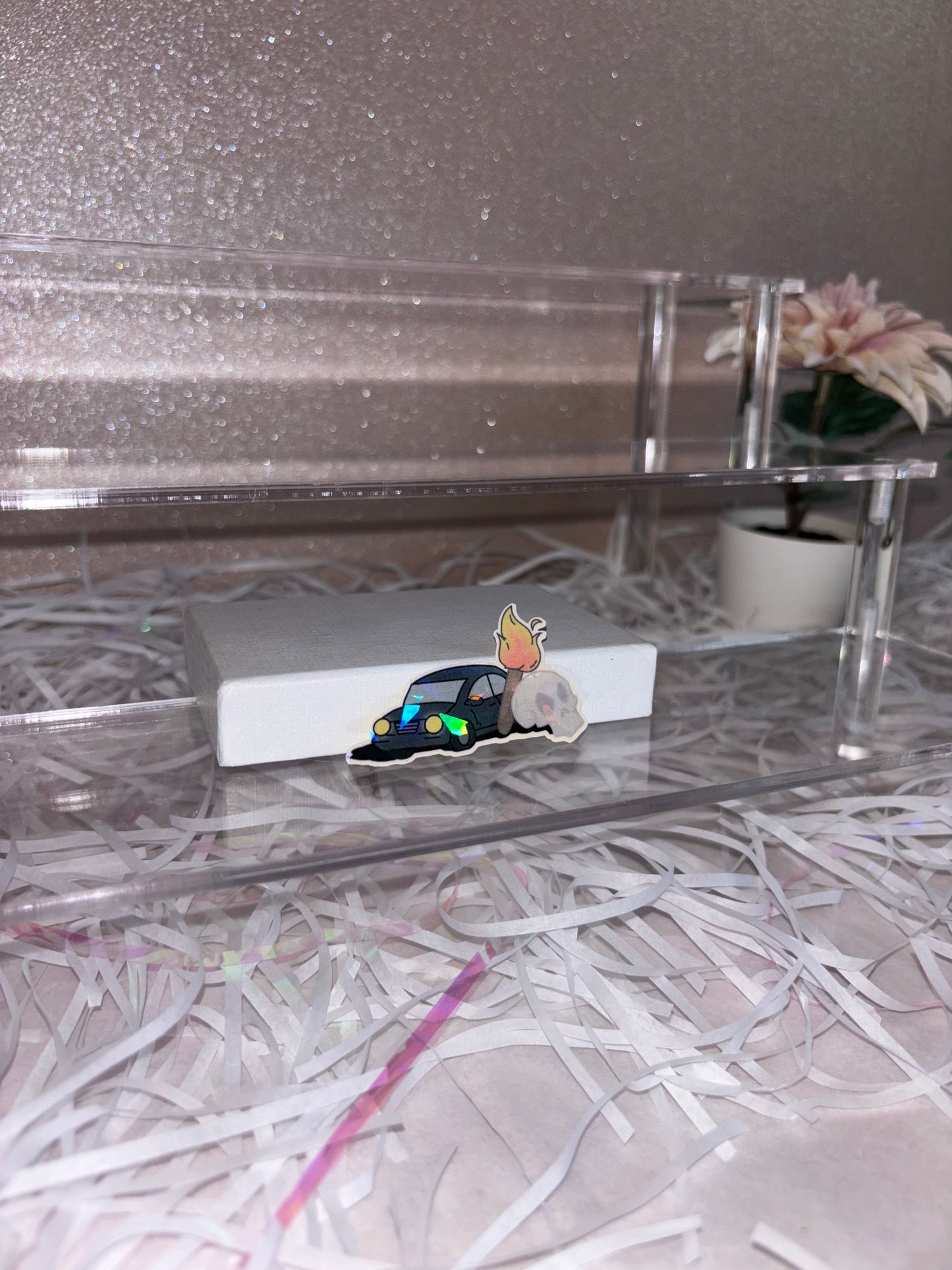 A Car, a Torch and a Death Sticker