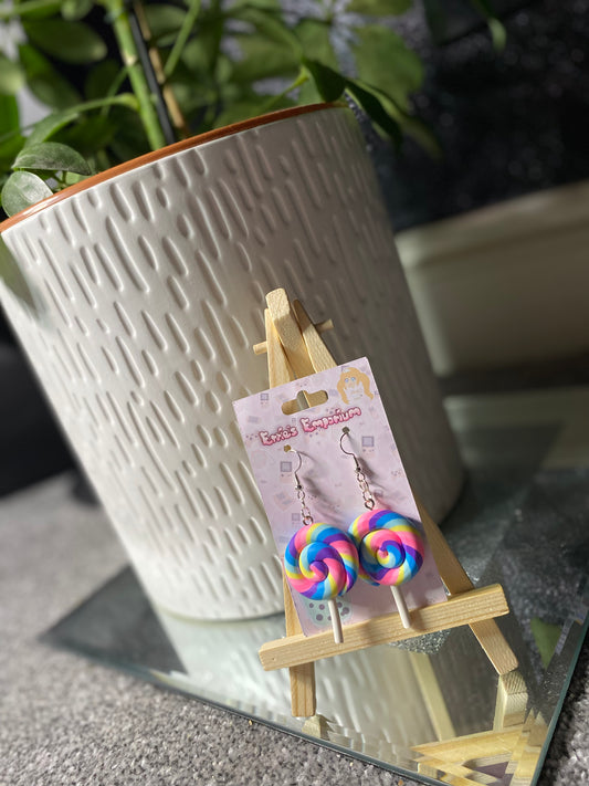 Rainbow Candy Drop Earrings